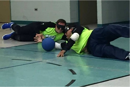 Goalball players